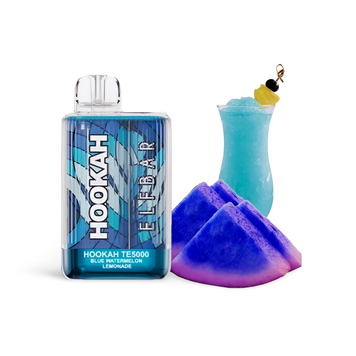 Elf Bar TE5000 Hookah Edition Blue Watermelon Lemonade (Синій кавуновий лимонад) Одноразова електронна сигарета 730017 фото