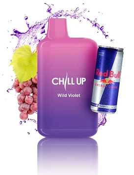 Chill Up 4000 Wild Violet (Виноградный энергетик) Одноразовая электронная сигарета 764001 фото