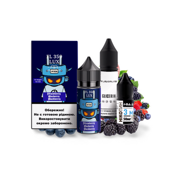 Набор для самозамеса Flavorlab FL350 LUX Strawberry Blueberry Blackberry (Клубника Черника Ежевика) 163317 фото