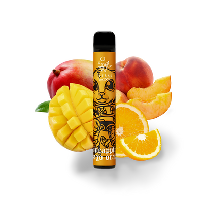 Одноразовая электронная сигарета Elf Bar Lux 2000 Pineapple mango orange (Напиток из экзотических фруктов) 896297 фото