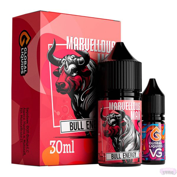 Набор для самозамеса Marvellous Max Bull Energy, 30 Мл 400009 фото