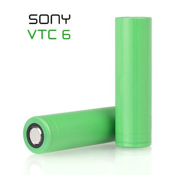 Аккумулятор 18650 Sony/Murata US18650 VTC6 3120 mAh, Li-Ion 3.7В. 30 А (80A) 500006 фото