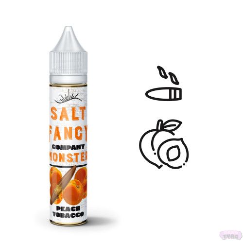 Жидкость Fancy Monster Salt Peach Tobacco (Персик Табак) 030301 фото