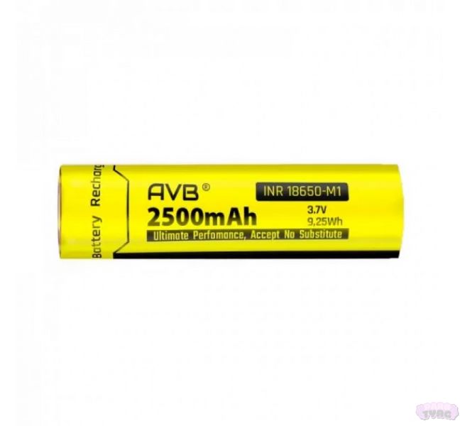 Аккумулятор Avb Battery 18650 - М1 2500 Mah 20А (Original) 500004 фото