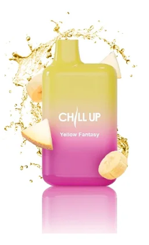 Chill Up 4000 Yellow Fantasy (Диня Банан) Одноразова електронна сигарета 764011 фото