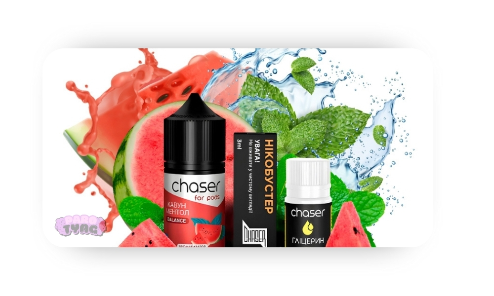 Chaser for pods Watermelon Menthol (30 мл) Фото